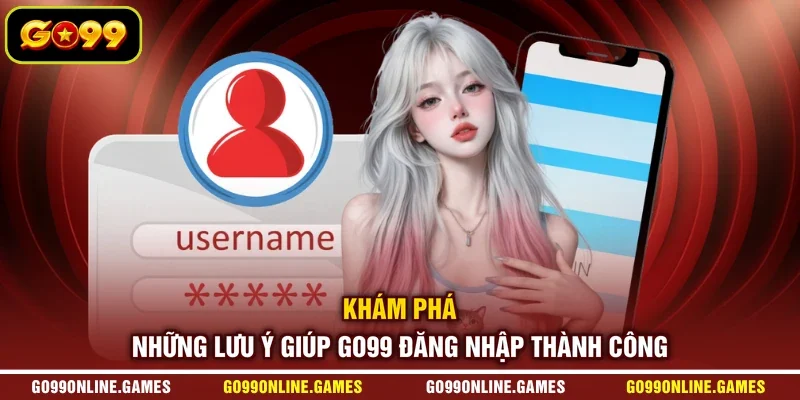 Khám phá những lưu ý giúp GO99 đăng nhập thành công