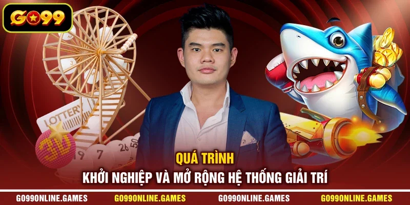 Quá trình khởi nghiệp và mở rộng hệ thống giải trí